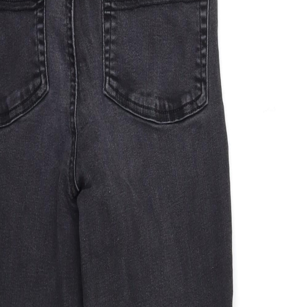 COLLUSION Womens Black  Denim Skinny Jeans Size 28 in L30 in