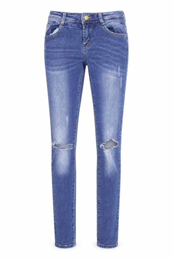 Womens UK Size 36 in TALLY WEiJL Regular Fit Skinny Blue Jeans