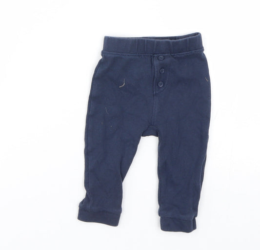 George Baby Blue   Jogger Trousers Size 6-9 Months