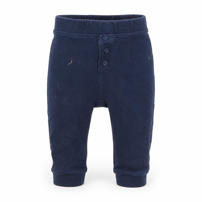 Front view of George Baby Blue Jogger Trousers, size 6-9, Months