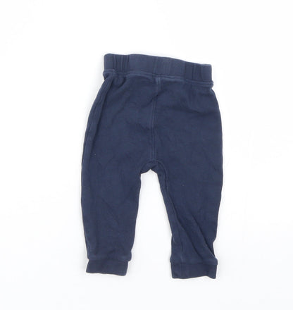George Baby Blue   Jogger Trousers Size 6-9 Months