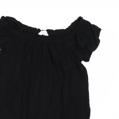 Primark Womens Black   Basic T-Shirt Size 10