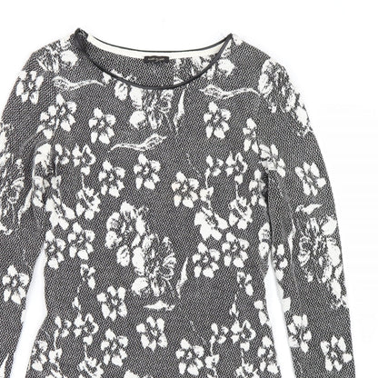 River Island Womens Grey Floral  Wrap Dress  Size 10