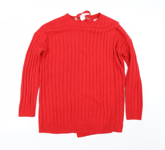 Womens UK Size 8 ASOS Red Pullover Jumper