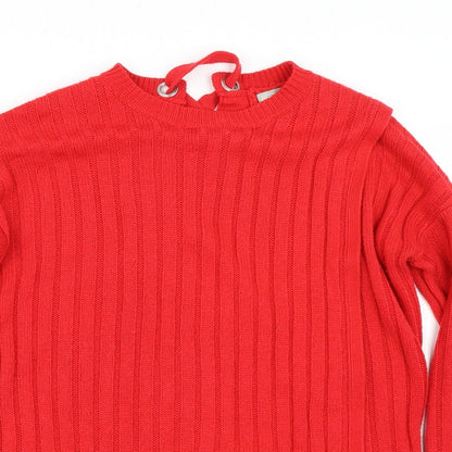 Womens UK Size 8 ASOS Red Pullover Jumper
