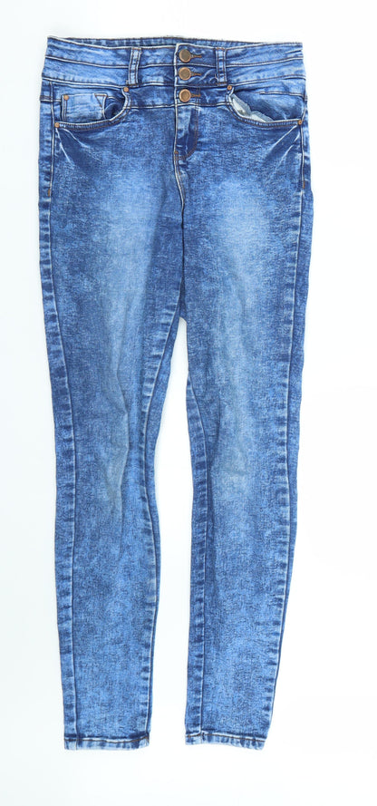 New looj Womens Blue   Skinny Jeans Size 8 L27 in