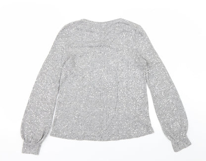 Womens UK Size XS Oasis Grey Pullover Jumper