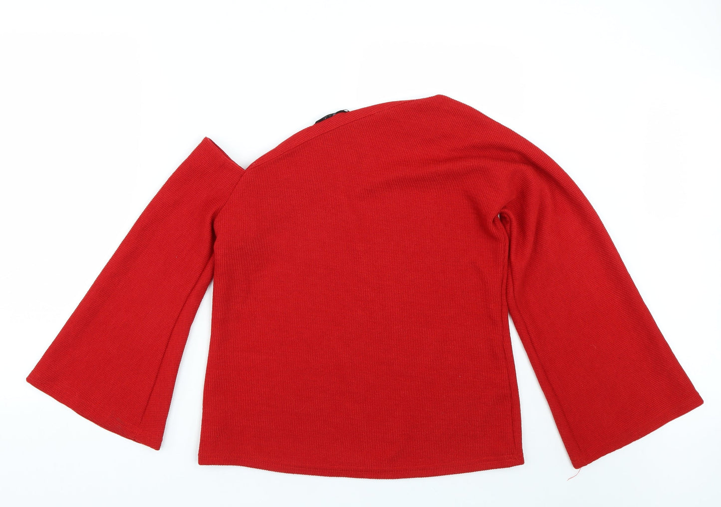 Womens UK Size M CBR Red Basic T-Shirt
