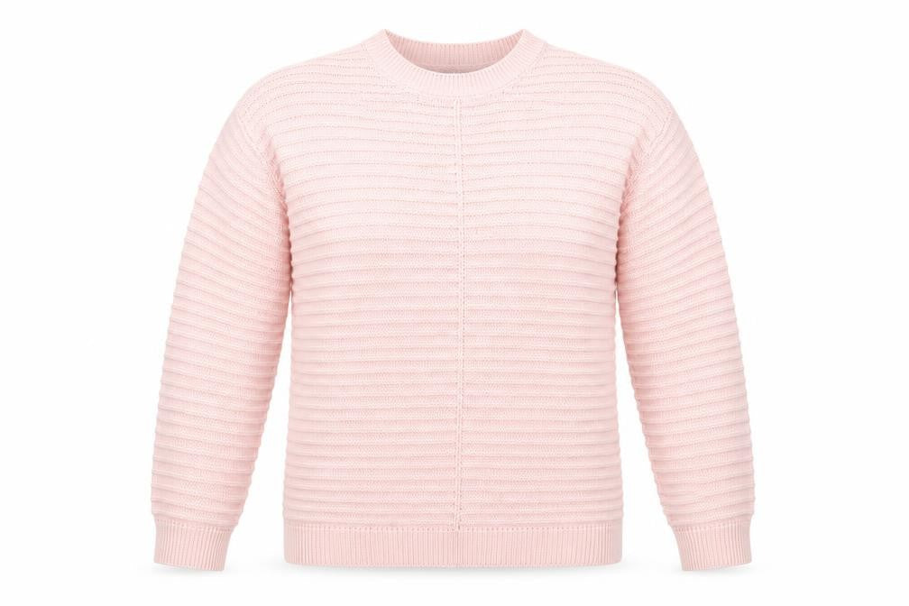Womens UK Size S Papaya Pink Pullover Jumper
