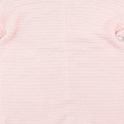 Womens UK Size S Papaya Pink Pullover Jumper