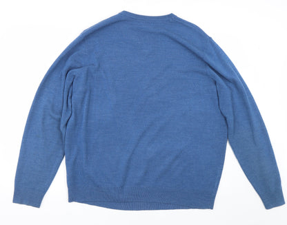 Debenhams Mens Blue   Pullover Jumper Size L