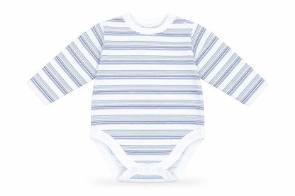 NEXT Baby Blue Striped  Basic T-Shirt Size 3-6 Months