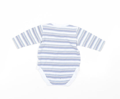 NEXT Baby Blue Striped  Basic T-Shirt Size 3-6 Months