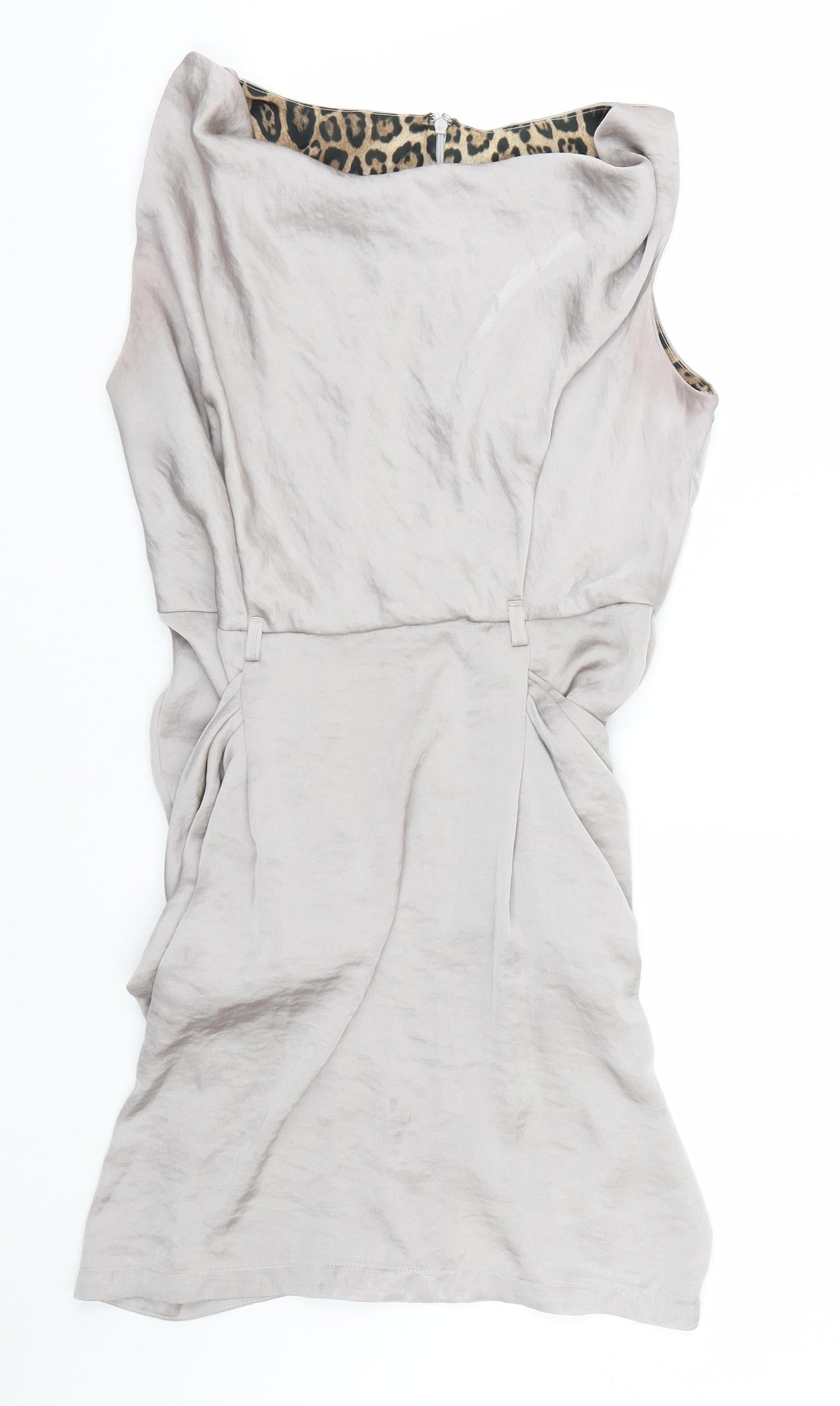 Preworn Womens Silver   Tank Dress  Size 12