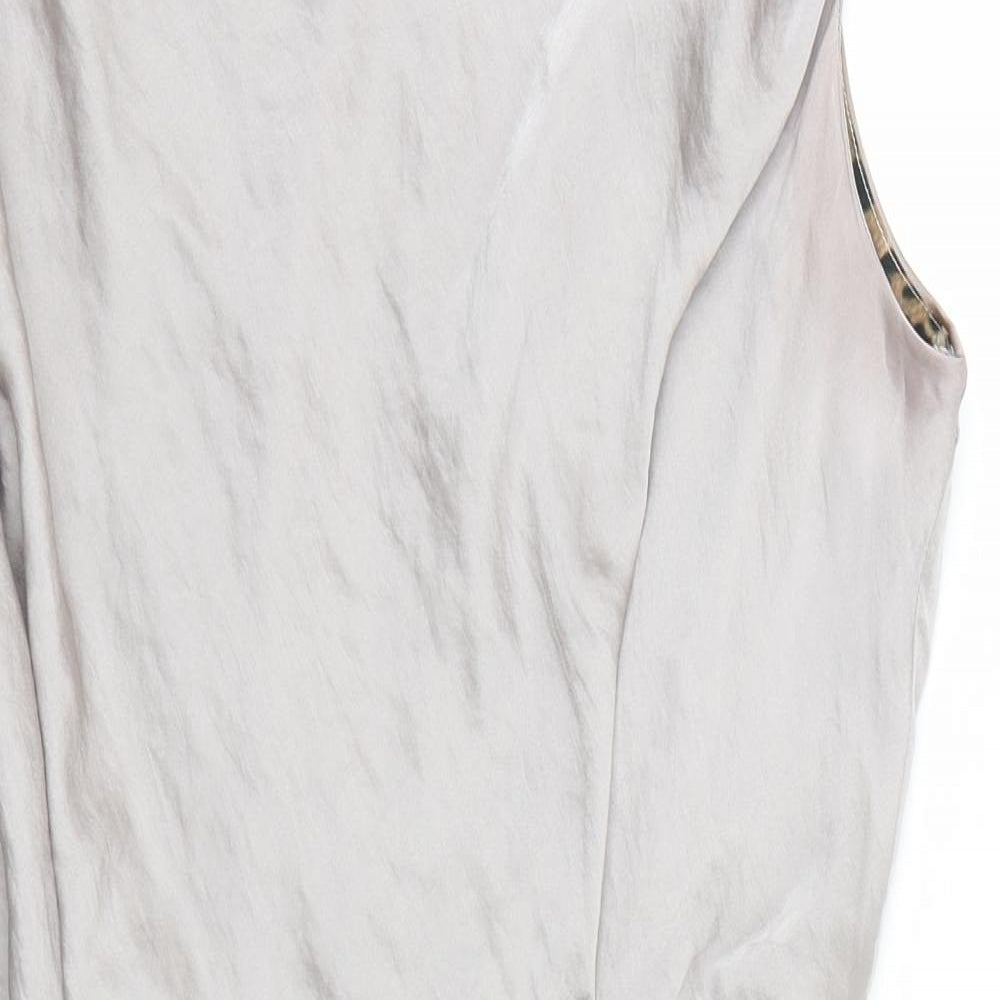 Preworn Womens Silver   Tank Dress  Size 12