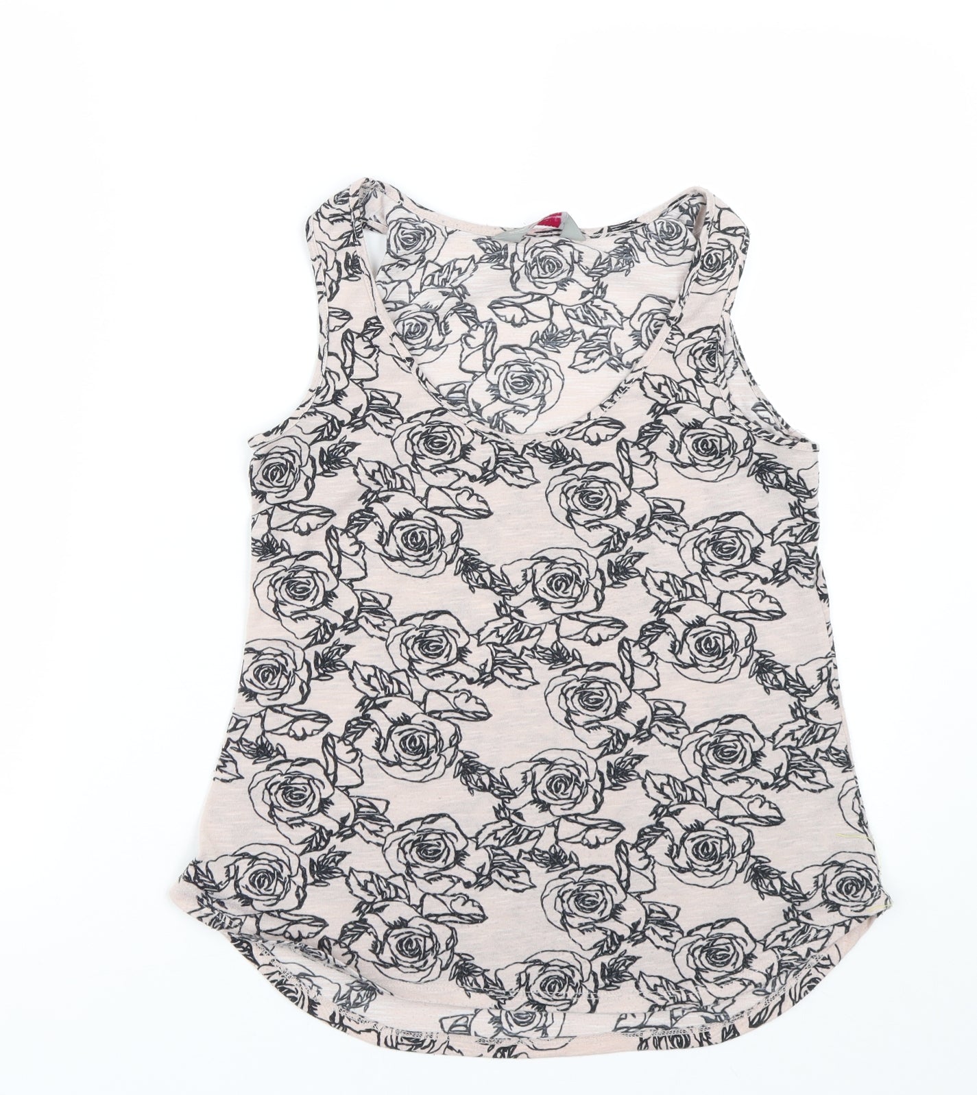 Womens UK Size 8 Dorothy Perkins Pink Basic Tank