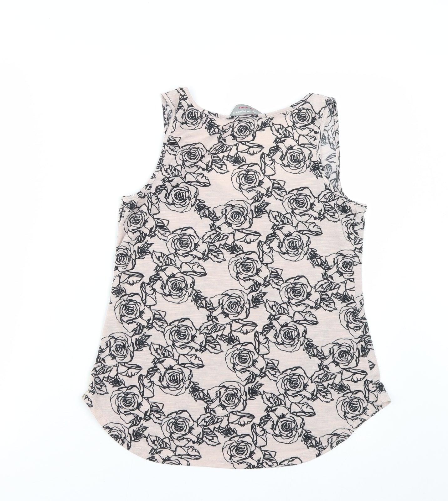 Womens UK Size 8 Dorothy Perkins Pink Basic Tank