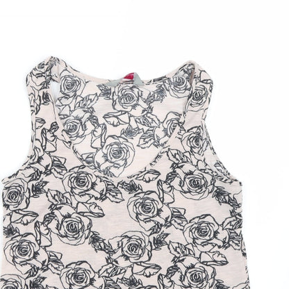 Womens UK Size 8 Dorothy Perkins Pink Basic Tank