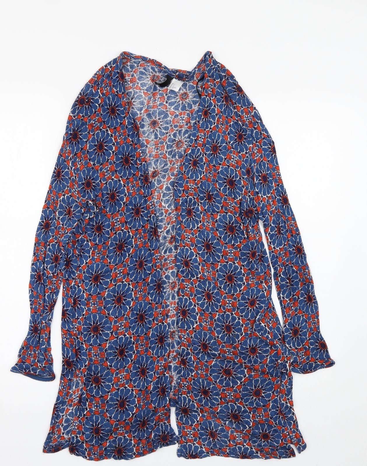 Womens UK Size S H&M Blue Cardigan Jumper