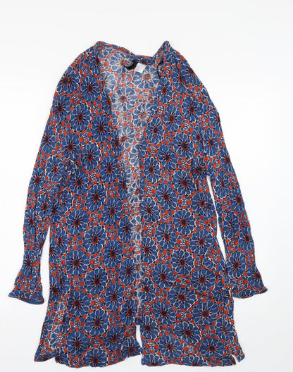 Womens UK Size S H&M Blue Cardigan Jumper