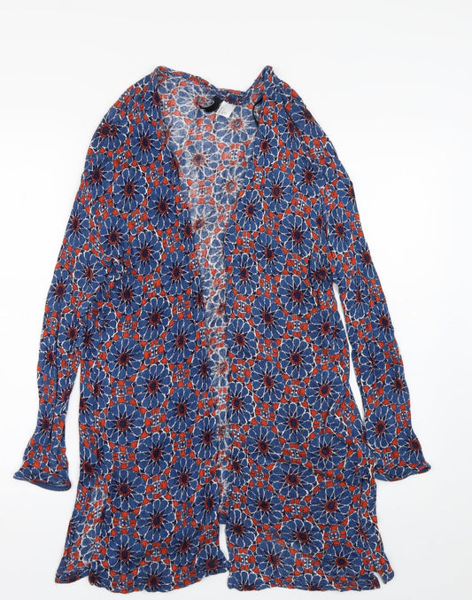 Womens UK Size S H&M Blue Cardigan Jumper