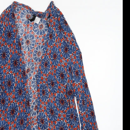 Womens UK Size S H&M Blue Cardigan Jumper