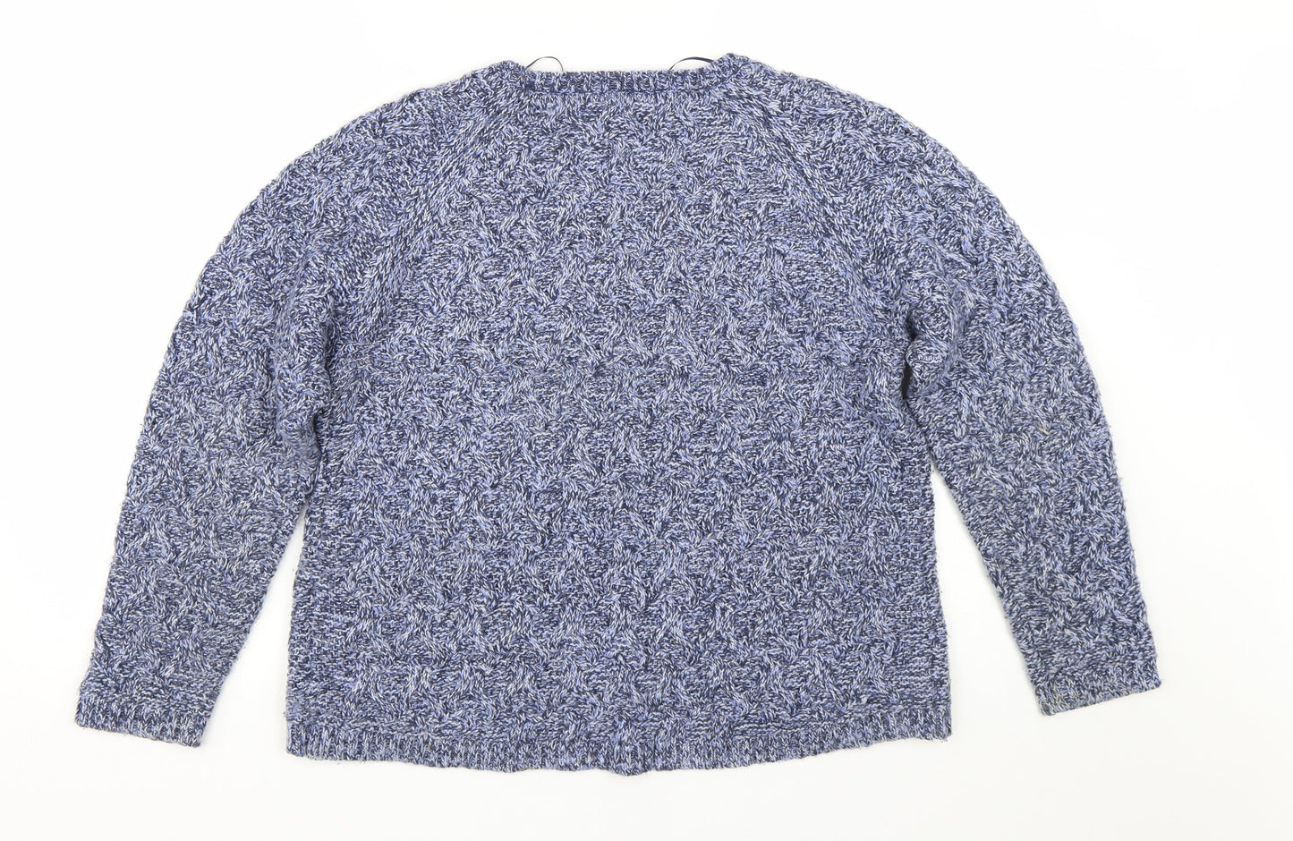 Womens UK Size 14 M&S Blue Pullover Jumper