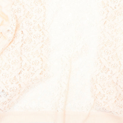 Primark Womens Pink Floral  Cardigan Jumper Size M