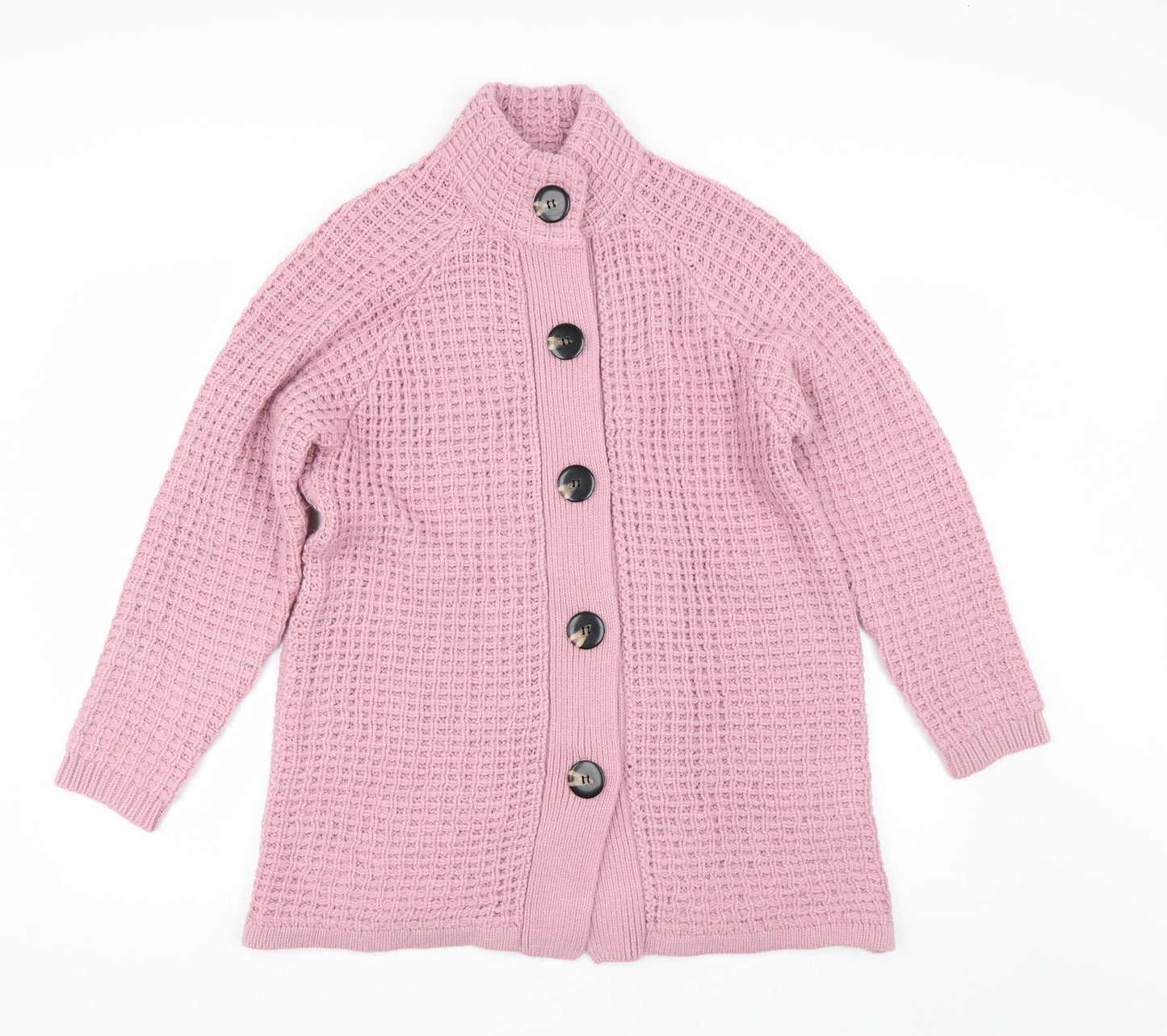 Womens UK Size 18 Note Purple Cardigan Jumper