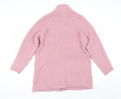 Womens UK Size 18 Note Purple Cardigan Jumper