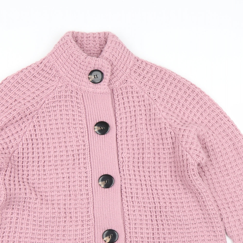 Womens UK Size 18 Note Purple Cardigan Jumper