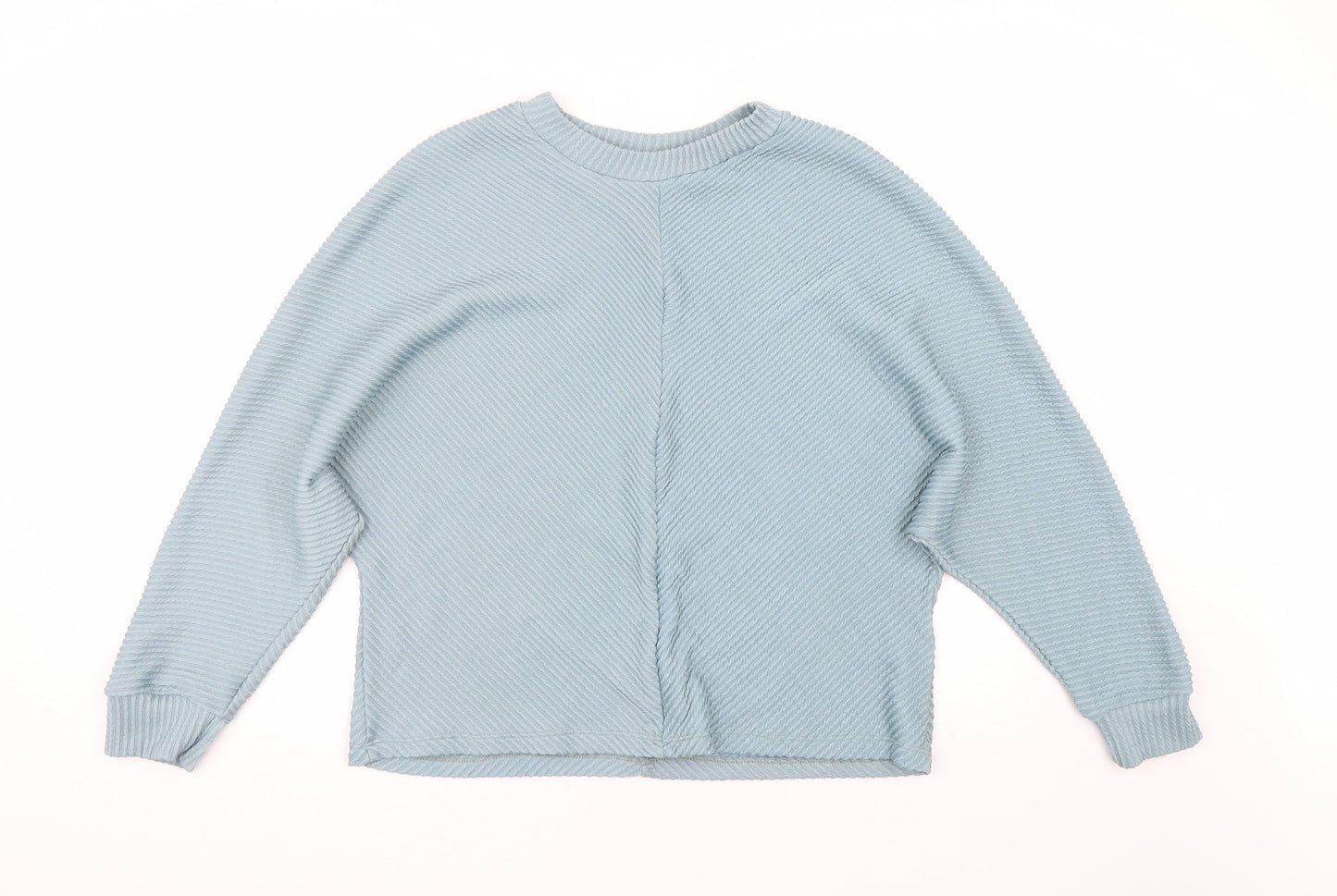 George Womens Blue Striped  Pullover Jumper Size S