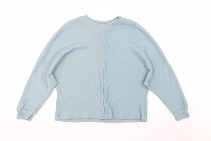 George Womens Blue Striped  Pullover Jumper Size S