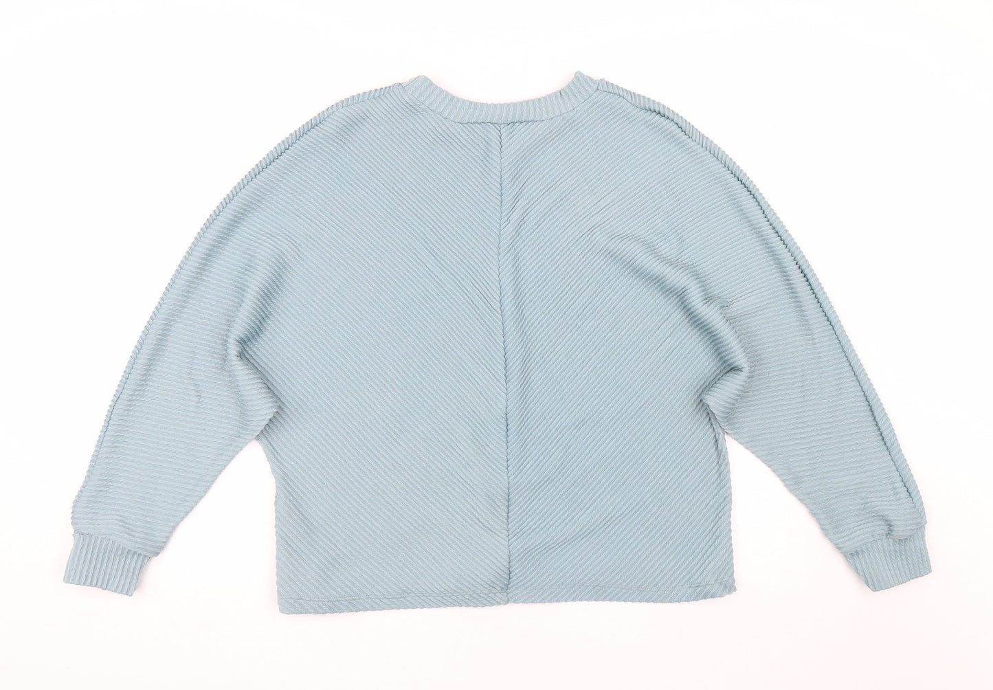 George Womens Blue Striped  Pullover Jumper Size S