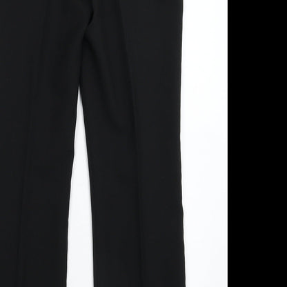 Womens UK Size 10 Dorothy Perkins Regular Fit Dress Pants Black Trousers