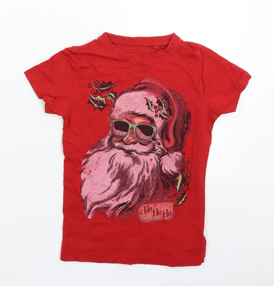 NEXT Boys Red   Basic T-Shirt Size 8 Years