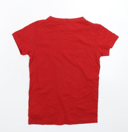 NEXT Boys Red   Basic T-Shirt Size 8 Years
