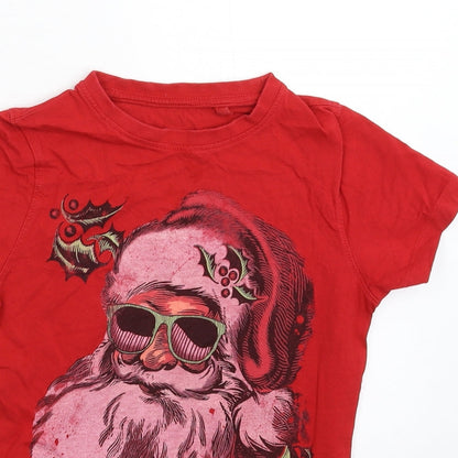 NEXT Boys Red   Basic T-Shirt Size 8 Years