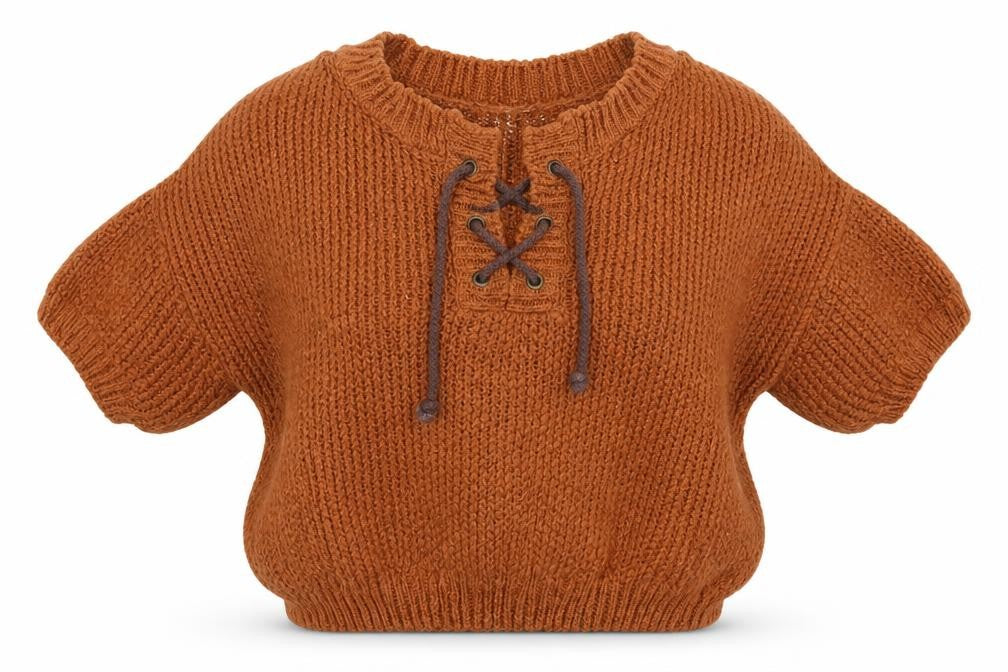 Womens UK Size 10 River Island Brown Pullover Jumper