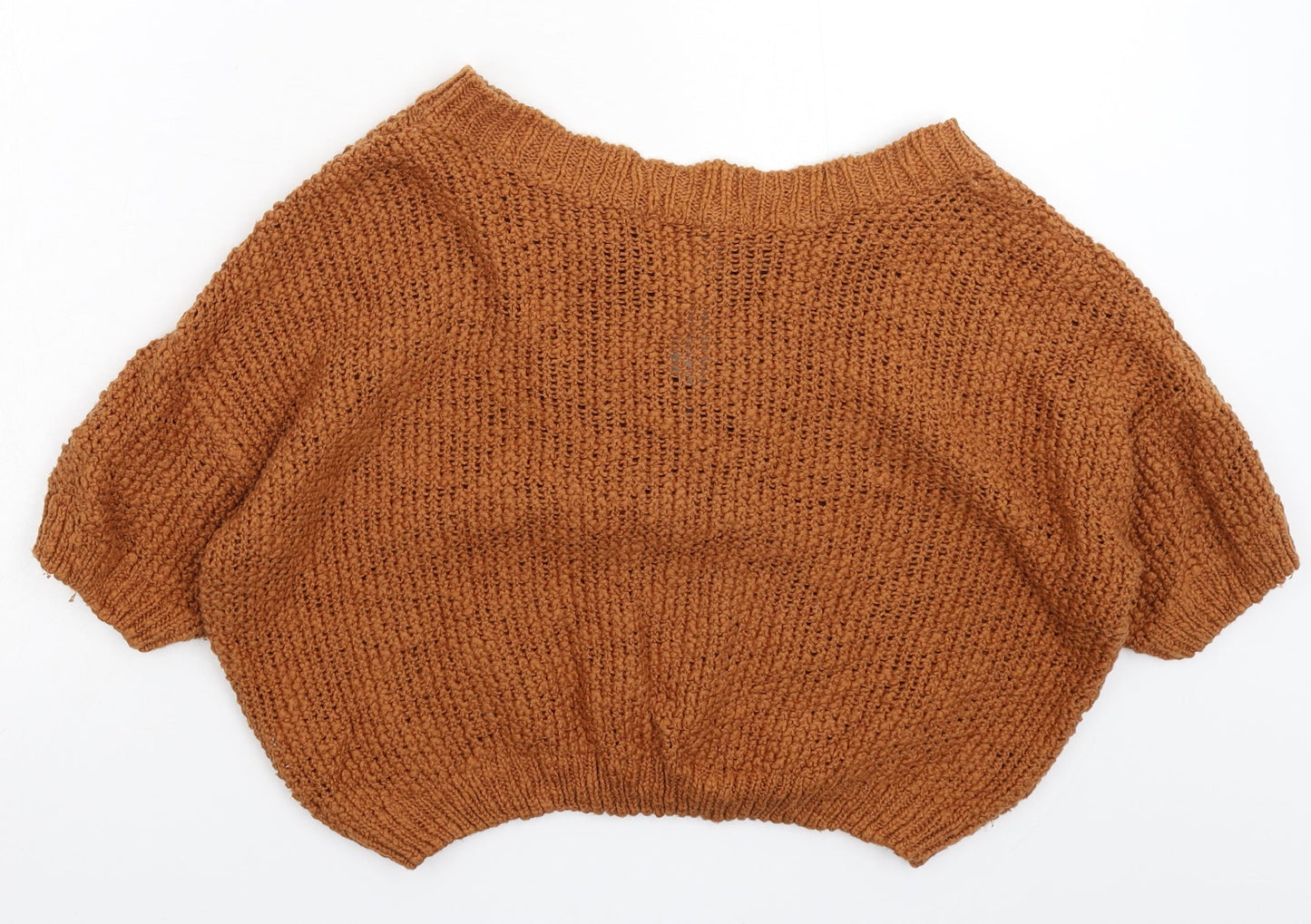 Womens UK Size 10 River Island Brown Pullover Jumper