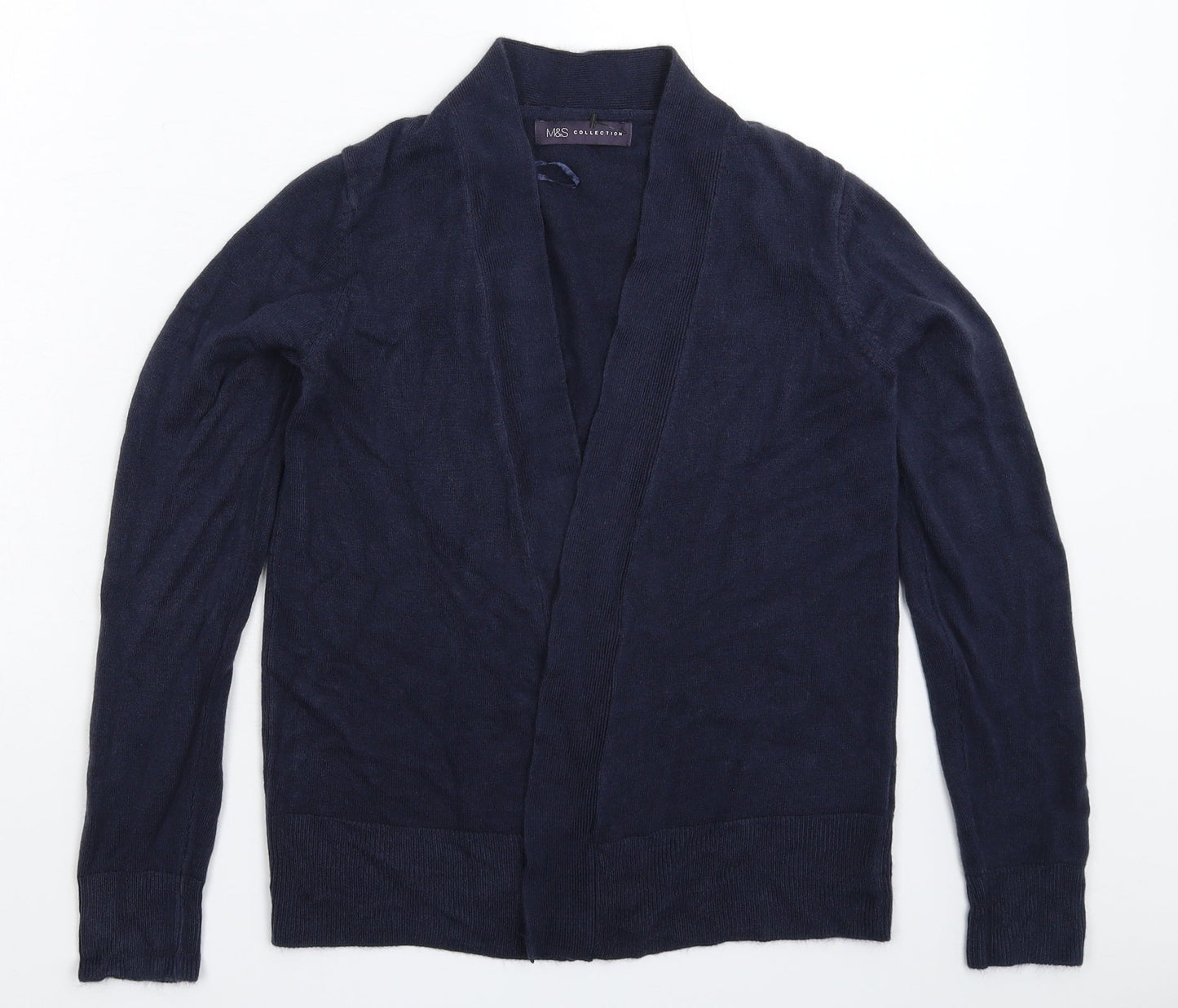 Womens UK Size S Marks and Spencer Blue Cardigan Jumper