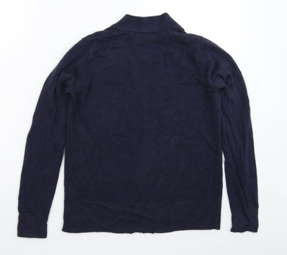Womens UK Size S Marks and Spencer Blue Cardigan Jumper