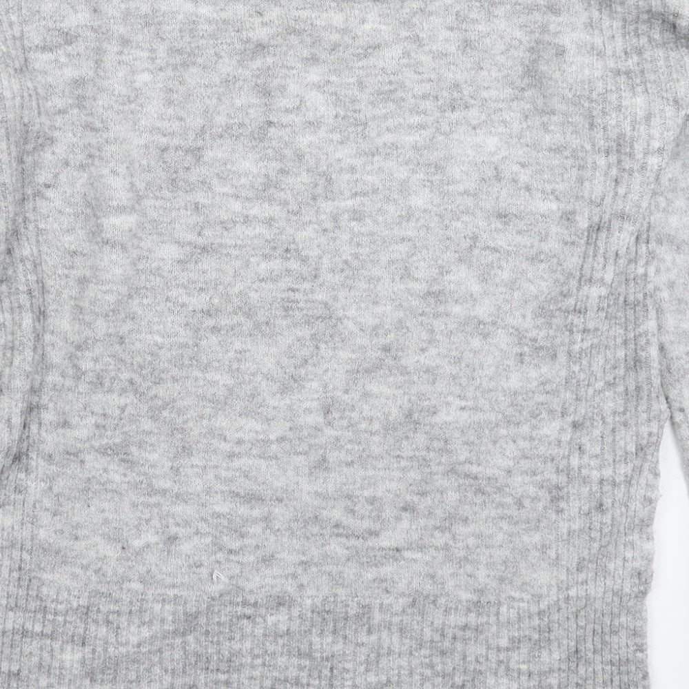 Divided Mens Grey  Knit Pullover Jumper Size S  - Oversized