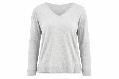 NEXT Womens Grey Polka Dot Knit Pullover Jumper Size 12
