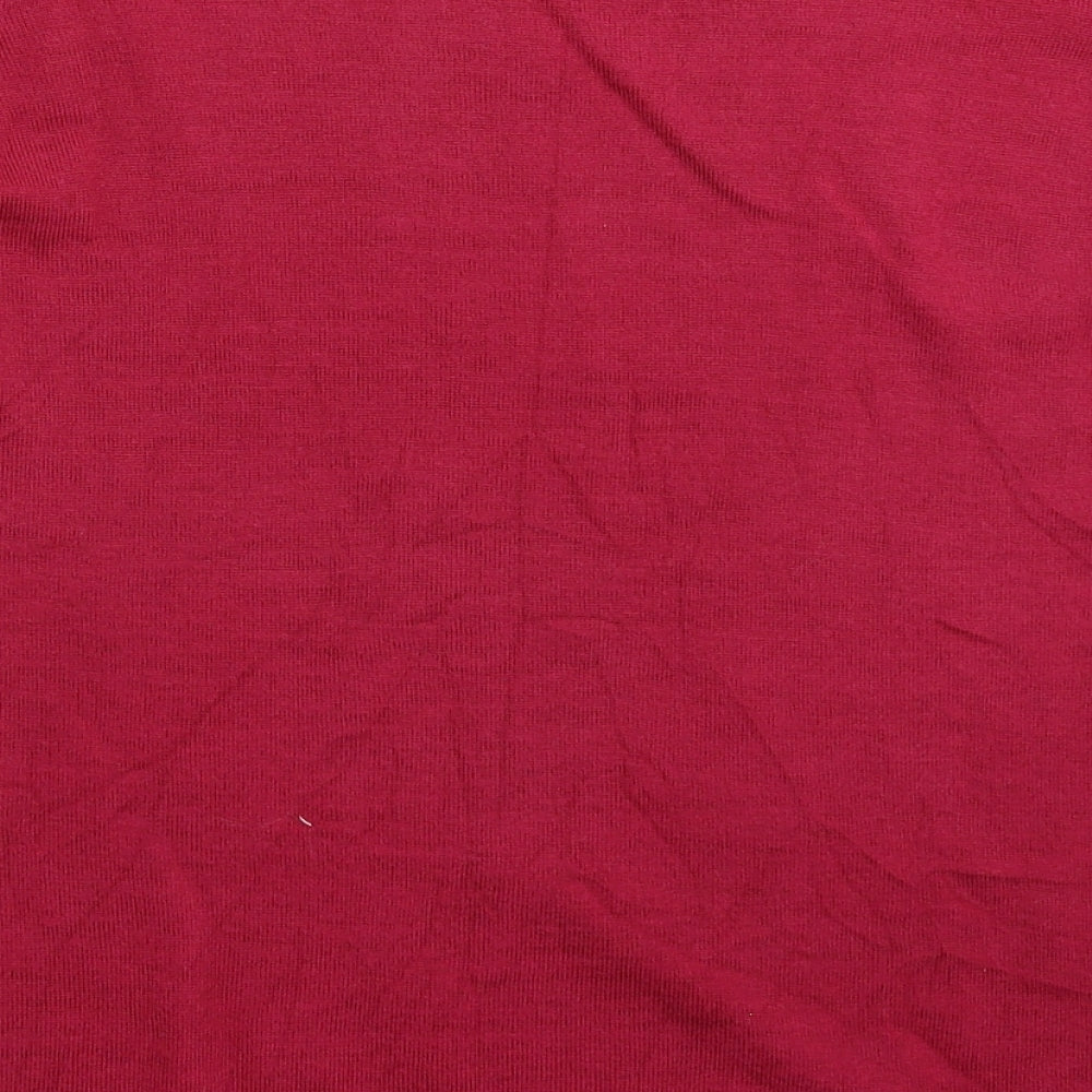 Womens UK Size 16 Marks and Spencer Pink Pullover Jumper