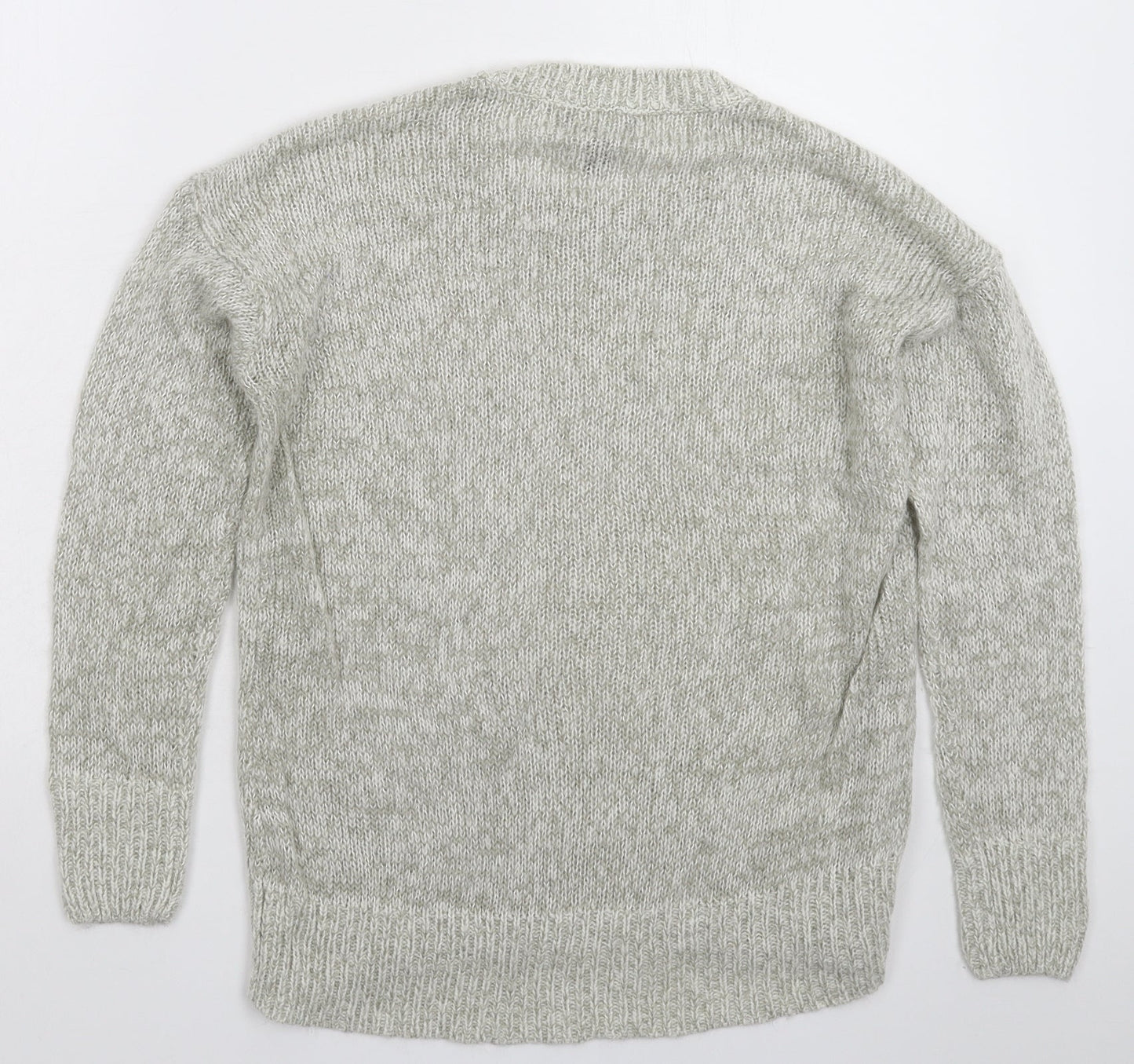 Womens UK Size S New Look Grey Pullover Jumper