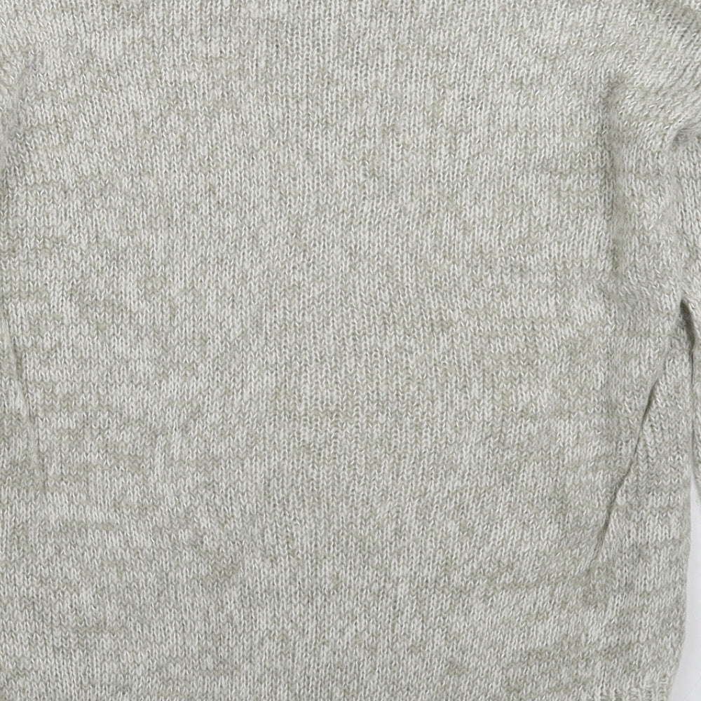 Womens UK Size S New Look Grey Pullover Jumper
