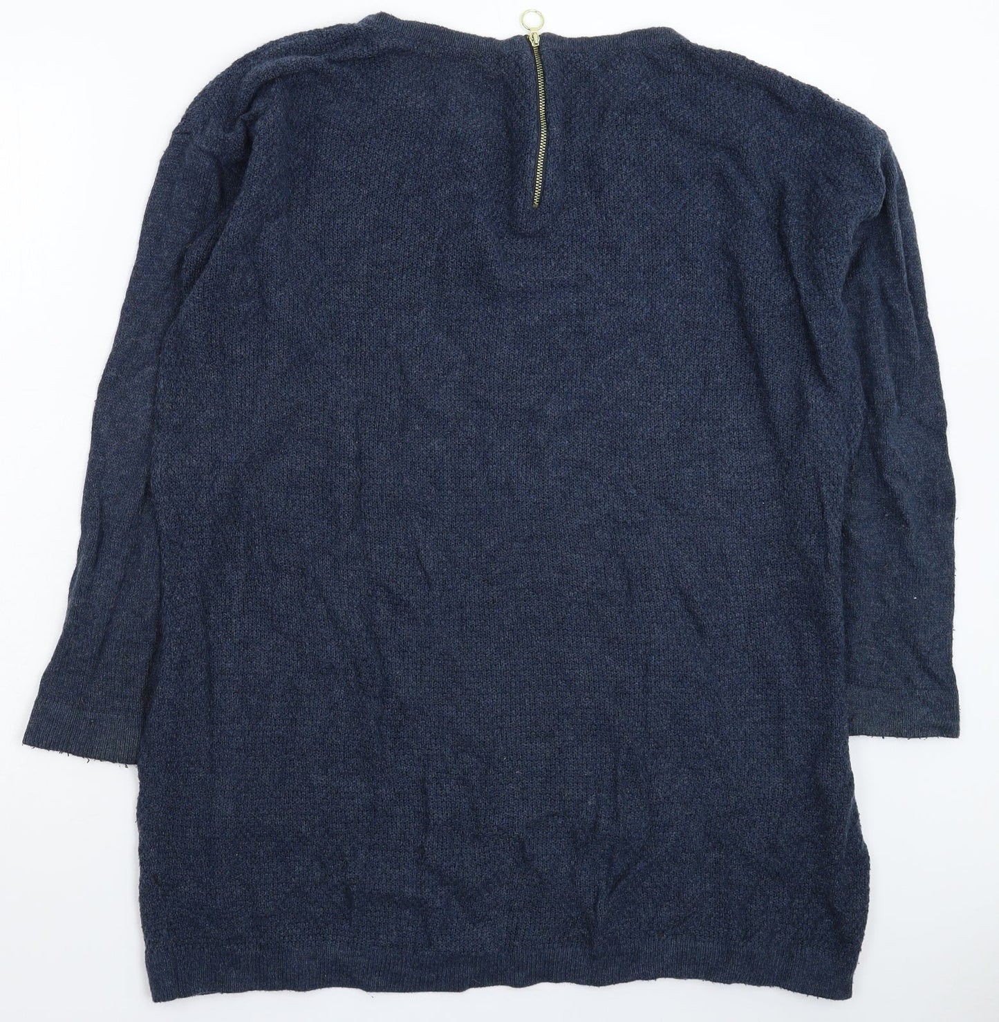 George Womens Blue  Knit Pullover Jumper Size 18