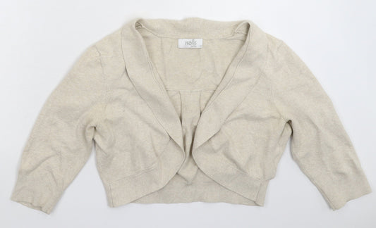 Womens UK Size M Wallis Grey Cardigan Jumper