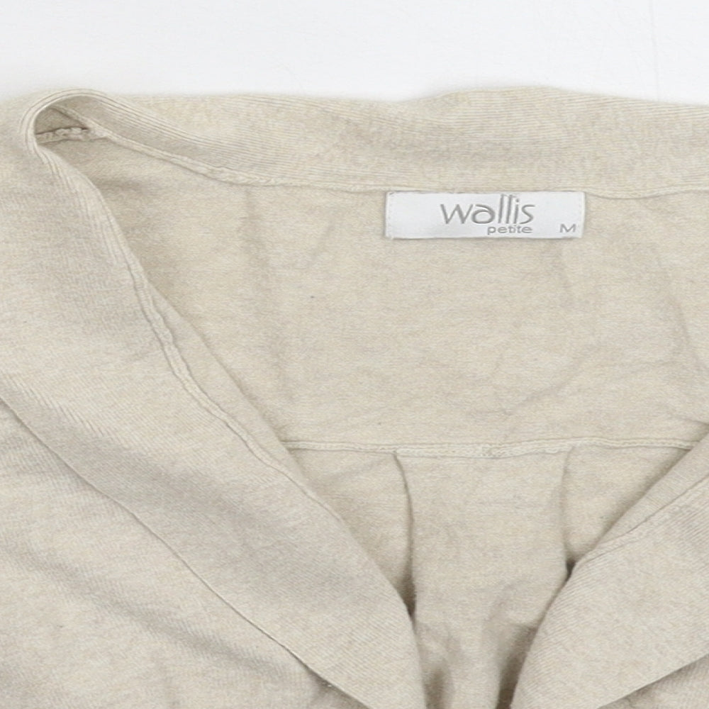 Womens UK Size M Wallis Grey Cardigan Jumper